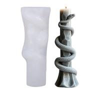 Candle Moulds - Silicone, 12cm Pillar Candle Moulds, Snake Candles Silicone Mold | DIY Epoxy Resin Mold for Home Decor Art Craft, Gift for Snake Lovers, Handmade Casting Kit