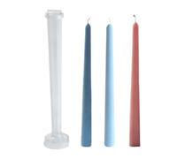 Candle Moulds - Tapered Tip Candle Mould, Handmade Wax Mould, Various Sizes, Mould for Making 3D Tapered Candles, Resistant to High and Low Temperatures for DIY Festivals