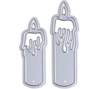 Candle Punching Machine Stencil, Scrapbooking Embossing Stencils Punching Dies, for DIY Scrapbooking Album, Cutting Stencils Paper Cards Scrapbook Decor, Die-Cutting