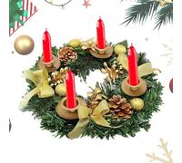 Candle Ring Garlands - Advent Christmas Wreath Ring Holder - Exquisite and Practical Artificial Rings, Festive Wreaths, Advent Wreaths, Christmas Centerpieces