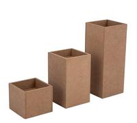 Candle Sconces 3pcs/lot Candle Holders for Pillar Candles,Wooden Farmhouse Pillar Rustic Large Candlesticks Candle Holder (Color : A) (A)
