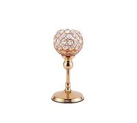 Candle Sconces Metal Candle Holders Candlestick Crystal Coffee Dining Table Centerpieces Stand Candlesticks Wedding Christmas Home Decoration Candle Holder(Color:39.5cm) (34.5cm)