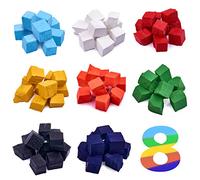 Candle Shop 8 dye colors for 45 lb of wax - Candle wax Dye - Sample - Candle dye chips for making candles - 8 colors (Red, Green, Black, White, Blue, Dark Blue, Yellow, Bright Orange)