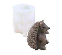 Candle Silicone Mold Hedgehog Candle Mold for Candle Soap Plaster Ornament Making Home Decoration DIY Resin Cast Animal Candle Mold Silicone for Candle Making Livestock Candle Mold