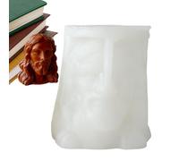 Candle Silicone Mold - Sacred Figure Shape, Smooth Flexible Design | Non-Stick 3D Casting Material, Reusable High Temperature Resistant, Intricate Handcrafted Sculpture Form for Plaster Work,