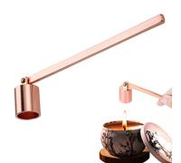 Candle Snuffer, Candle Extinguisher Wick Snuffer Accessory with Long Handle Stainless Steel Candle Snuffer for Most Candles (Rosegold)