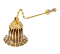 Candle Snuffer Safe Candle Extinguisher with Metal Handle Elegant Flower Shape Flame Extinguisher for Putting Out Flames(Style 2)