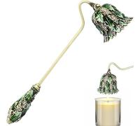 Candle Snuffer, Vintage Candle Extinguisher with Long Handle, Decorative Antique Metal candle wick trimmer as Gifts for Home Decor，Candle snuffers for all candles，Candle Accessory