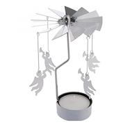 candle stand Spinning Candle Holder Metal Rotary Candle Stand Decoration Tea Light Holder Angel