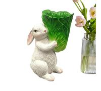 Candle Stands | Heat Resistant Hand Carved Bunny Decorations - Easter Bunny Candlesticks,For Farm Living House Dining Room Living Room Party Fireplace Kitchen Bedroom Offices Indoor Outdoor