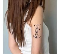 Candle Star Waterproof Semi-Permanent And Long-Lasting 2 Weeks Temporary Tattoo Stickers For Men And Women Finger Chest Arm Back(5pcs)