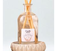 Candle Street | Relax Mode | Air Freshener with Sticks | Cocoa, Hazelnut and Biscuits Fragrance | Long Lasting | Tasty Home Fragrance (Medium)