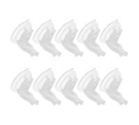 Candle Suction Cup Holder 10Pcs LED Electronic Accessories Transparent Suction Cup Long Rod Wall Mount Holders Window Clips Clear Fixture
