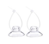 Candle Suction Cup Holder 50Pcs Suction Cups Clear Plastic Transparent Suckers Without Hooks Strong Hold For Glass Windows Mirrors Kitchen Office Bathroom