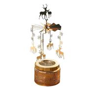 Candle Tray - Thermal Candle Holder, Round Tray Set, Dream Decoration Candle, Rotating Rotating Tea Light Candle Made of Metal Tea Light Holder