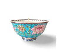 Candle Up Soul Bowl Teal Lotus Candle Candle Up Multicolor