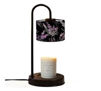 Candle Warmer Lamp UK with Timer Contrasting seamless silhouettes field Jar Candles Electric Dimmable Wax Melts Warmer 4 Bulbs New Home Gifts Birthday Gifts for Women