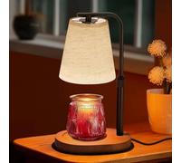 Candle Warmer Lamp with Timer Dimmable, Adjustable Height Candle Warmer Light for Jar Candles with 2 Bulbs, Christmas Birthday Gifts for Women Mom, House Warming Gifts New Home, Room Office Home Decor
