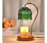 Candle Warmer Lamp with Timer, Dimmable Electric Candle Heater with 2 Wax Warmer Bulbs, Flameless Burner candle Melter for Scented Wax Jar Candles, Vintage Lamp for Home Decor, Birthday Gift for Women