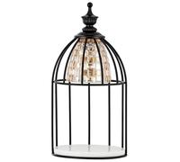 Candle Warmer Lamp with Timer Dimmable, Modern Flameless Candle Lamp Warmer for Scented Jar Candles, Aroma Night Light and Home Decor Gift for Women, Housewarming, Birthday, Christmas (Black,Round)