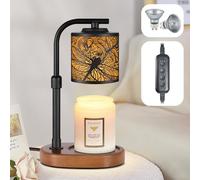 Candle Warmer Lamp with Timer, Electric Candle Lamp Warmer Birthday for Mom Women Home Bedroom Decor Wax Melt Warmer for Scented Wax with Jar Candles (Dragonfly)