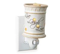 Candle Warmers ETC. Pluggable Fragrance Warmer, Live, Laugh, Love