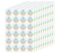 Candle Warning Stickers - 10 Sheet 240Pcs Holographic Candle Jar Container Stickers Wax Melt Safety Stickers Self-Adhesive Anti-Choking Candle Warning Label