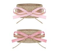 Candle Wax Drop Protector | 2-Piece Retro Decorative Religious - Candle Ribbon for Pillar Candles,for Family Prayer Corner, Chapel, Christenings, Holidays and Events, Christian
