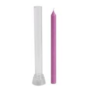Candle Wax Mold - Handmade Candle Molds Long Tapered Candle Making Mould for DIY Wax Crafts Aromatherapy Candle Transparent Handmade Project Home Decor Church Party
