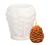 Candle Wax Molds,Pine Cone Home Decor Craft Supplies - Silicone Christmas Molds Candle Making,for Wax Plaster Soap Clay Chocolate Cake Arts & Crafts Christmas Table Decor Holiday