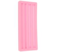 Candle Wax Stick Mold Half Round Pink for Silicone DIY Crafts
