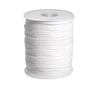 Candle Wick Cotton Spool - braideed Wick Roll, Waxed Thread | Natural Soy Wax Coated Wicks for Candle Crafting, Handmade Jar Taper Pillar Making Kit, Low Clean Burning Home Projects