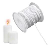 Candle Wick Roller, Cotton Wick, Candle Wick Coil - Coated with Natural Soy Wax, Low , Paper Woven Cotton Threads, DIY Candles These Wood Do