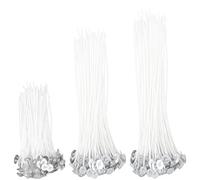 Candle Wicks, 150 Pcs Cotton Pre-Waxed Wicks for Making Candles, 10/15/20 cm Lengths, DIY Candle Making Supplies, Ideal for Home Decor and Handmade Gifts