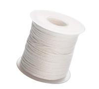 Candle Wicks - 200 ft Candle Wire Wick Roll | Braided wick coil, core braided wick, multifunctional cotton wick candle burner | No metal tabs candle drain bundle for making