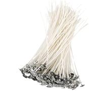Candle Wicks, 200 Pcs 10cm Pre-Waxed Cotton Wicks for Candle Making, Suitable for Soy, Paraffin, Palm and Scented Wax Blends, Ideal for DIY Candle Projects in Various Containers