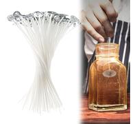 Candle Wicks for Making Candles, 150 Pcs 10cm Long, Long Burn Time Perfect Candle Making for Home and DIY Candles, Suitable for various scenarios such as birthday parties, family gatherings, etc