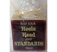 Candle wit, Ceramic Tea Light Candle holder. Keep your heels head and standards high 97