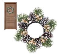 Candle Wreath,Artificial Christmas Decorations | Wreath Rings Kitchen Table Centerpieces - for Party Wedding Holiday Winter Fall Kitchen Living Room Bedroom Study