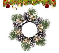 Candle Wreath, Artificial Table Centerpieces | Crowns Rings for Kitchen Table and Centerpieces | for Party Wedding Holidays Winter Autumn Kitchen Living Room Bedroom