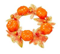 Candle Wreath Rings | Fall Candle Wreaths Rings - Spooky Table Centerpiece for Holiday Home Kitchen Bedroom Haunted House Halloween Wedding