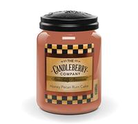 Candleberry Candles | Honey Pecan Rum Cake | Strong Fragrances for Home | Hand Poured in The USA | Highly Scented & Long Lasting | Large Jar 26 oz