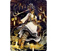 Candlegrove Witch (#76) Art Card (Gold Signature) | Innistrad: Midnight Hunt