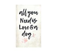 Candlelight All You Need Is Love And A Dog Men's T-Shirt - White - S - White