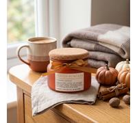 Candlelight Amber Boston Pumpkin Pie Scent Small Scented Candle