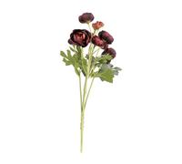 Candlelight Artificial Camelia Flower Stem Burgundy 38cm
