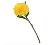 Candlelight Artificial Chrysanthemum Flower Stem Yellow 42cm