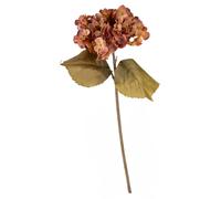 Candlelight Artificial Hydrangea Flower Stem Red 46cm