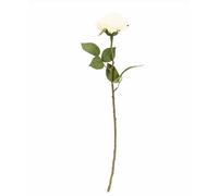 Candlelight Artificial Rose Flower Stem Cream 54cm