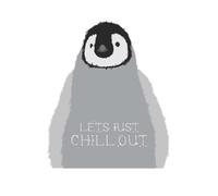 Candlelight Baby Penguin Lets Just Chill Out Sweatshirt - White - L - White